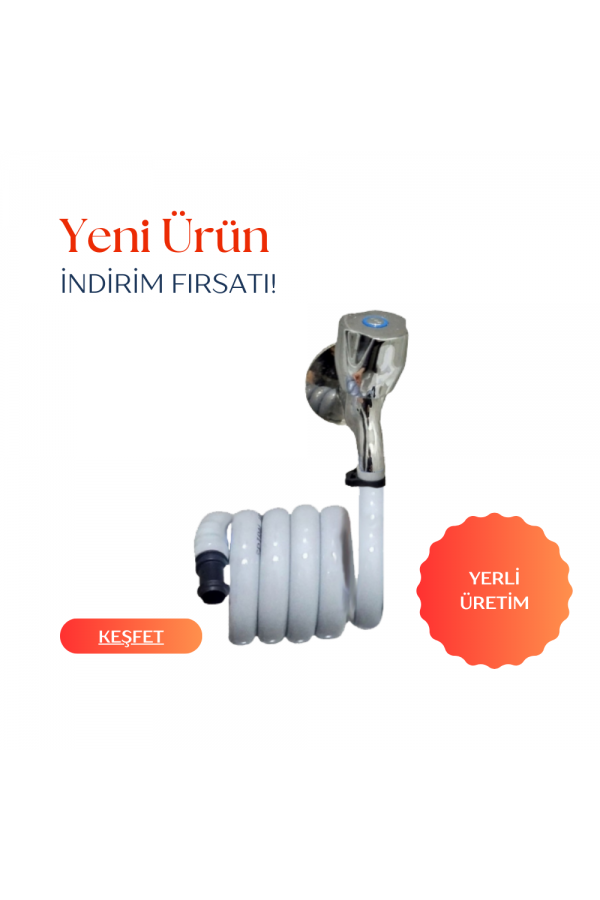 Plasyay Spiral Plastik Kelepçeli Wc Hortum Matik 97-100 cm Plasyay Spiral Plastik Kelepçeli Wc Hortum Matik 97-100 cm